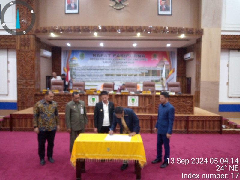 DPRD Rohil Sahkan Ranperda P4GN Menjadi Peraturan Daerah