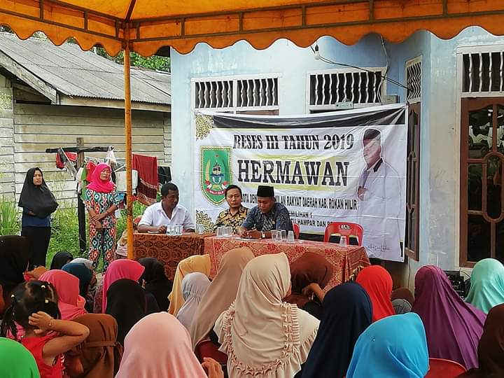 Anggota DPRD Rohil Hermawan Laksanakan Reses Di Batu Hampar