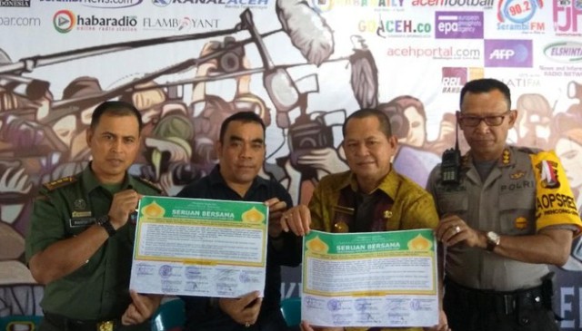 Pemkot Banda Aceh Keluarkan Seruan Bersama Pelarangan Perayaan Tahun Baru