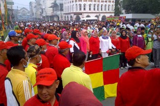 Ribuan Warga Ikut Jalan Santai Sempena HUT Rohil ke-16