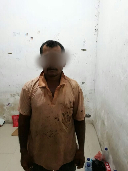 Usai Bunuh Korbannya, Wak Brewok Serahkan Diri Ke Mapolsek Sinaboi