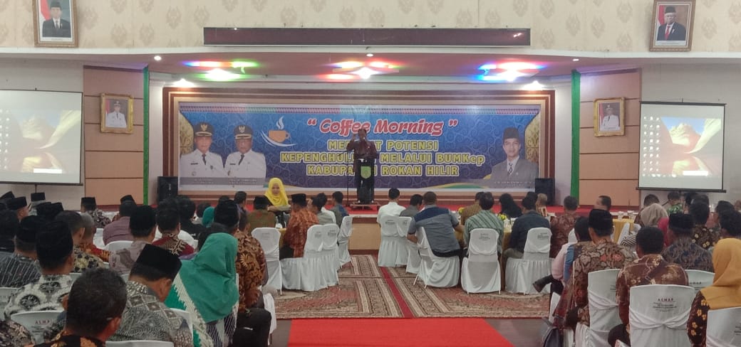 PMD Gelar Coffe Morning Bahas Potensi Kepenghuluan Melalui BUMkep se Rohil