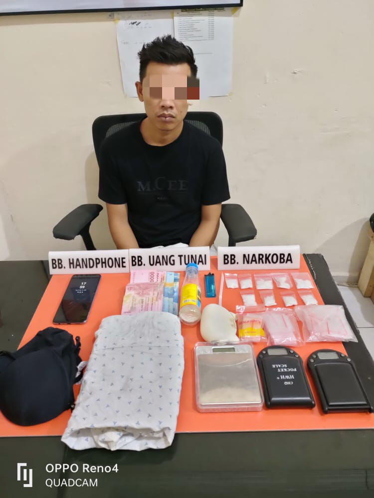 Kamar Pengedar Narkoba Diobok-obok tim Ojoloyo Polres Kampar
