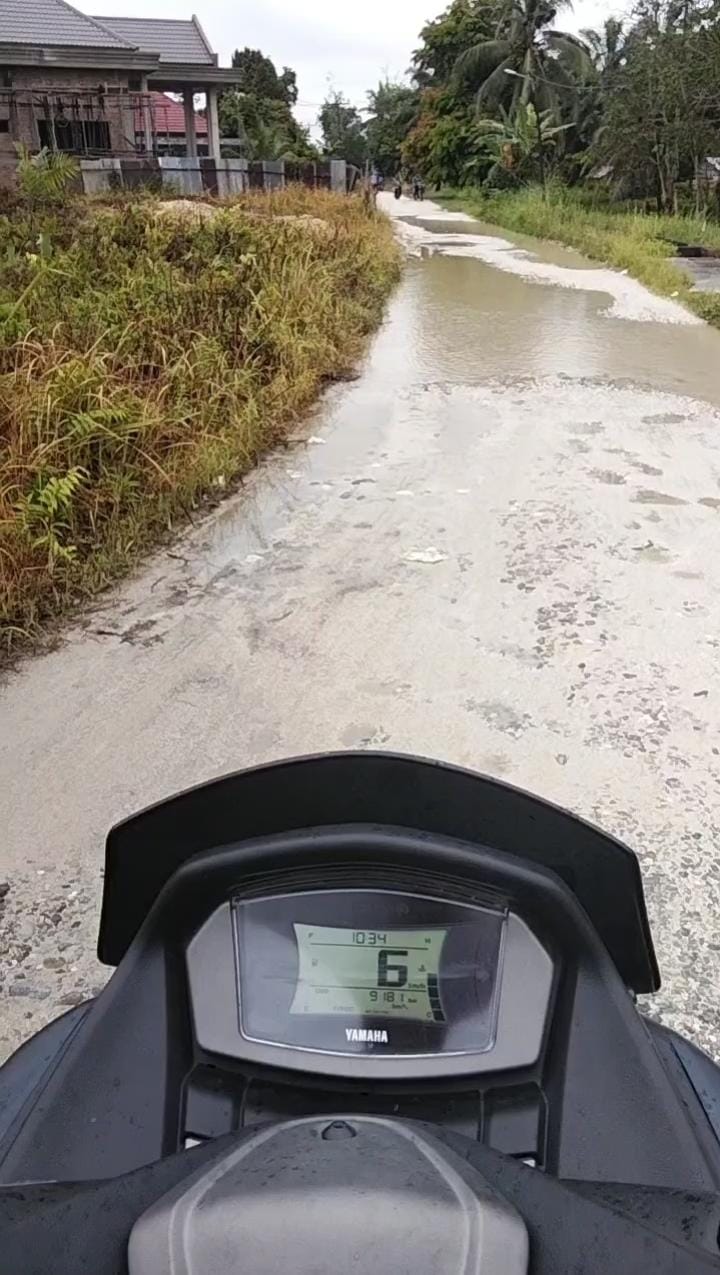 Akses Keluar Masuk Desa Ranah Singkuang Sudah Bisa Dijadikan Kolam Pancing