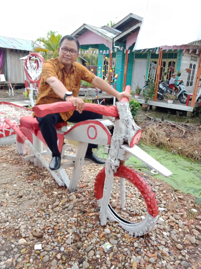 Bupati Rohil Resmikan Kampung Merah Putih Parit Aman