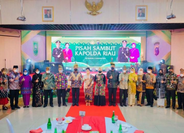 Malam Pisah Sambut Jabatan Kapolda Riau Dihadiri Forkompimda