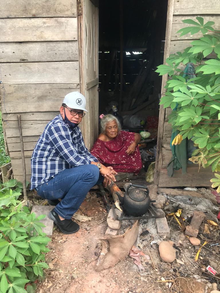 Dadakan Bupati Rohil Singgah Rumah Warga