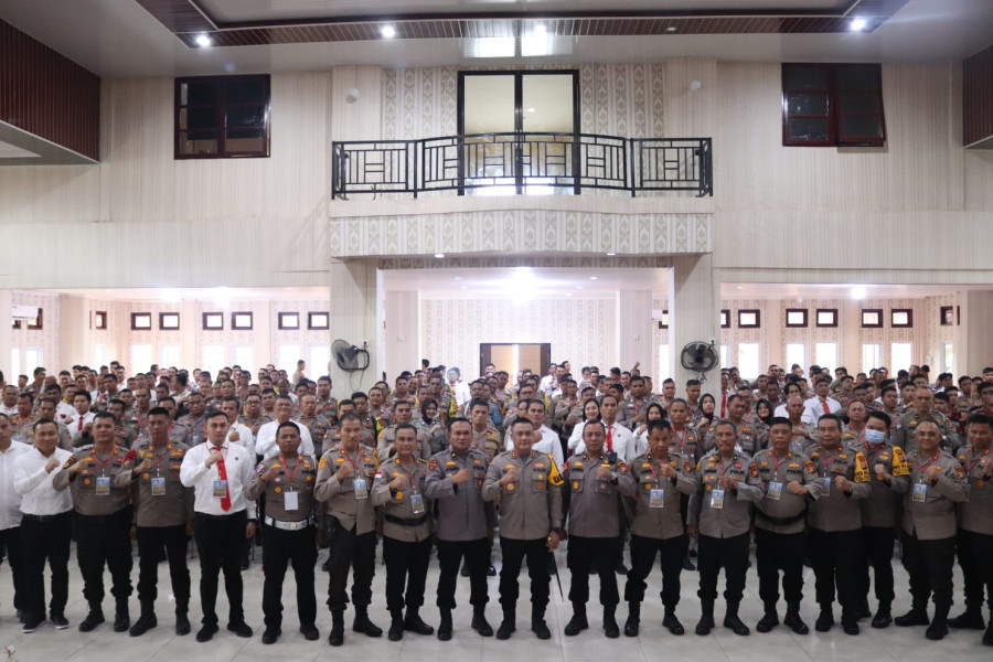 Lat Pra Ops Mantap Praja LK Polres Rohil 2024, Dalam Rangka Pengamanan Pilkada Dibuka