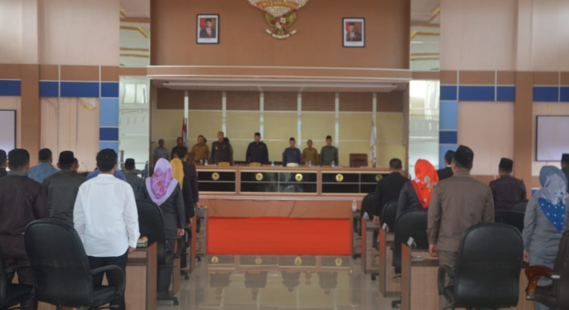 Sidang Rapat Paripurna DPRD Rohil, Bupati H Suyatno: Ada Beberapa Ranperda Kita Ajukan