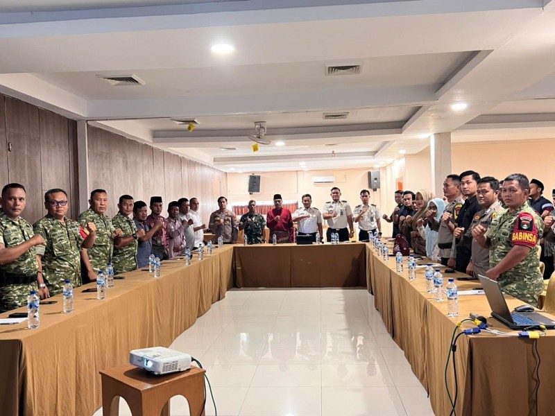 Kantor Imigrasi Kelas II TPI Rohil Gelar Rakor TIMPORA Tingkat Kecamatan di Bagan Sinembah