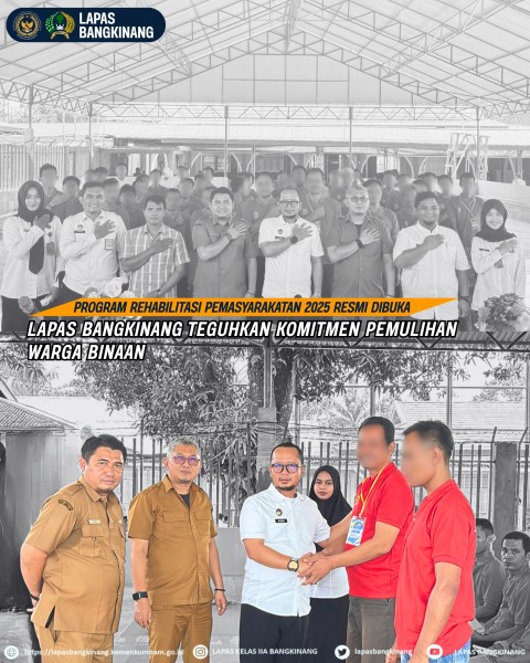 Lapas Bangkinang Komitmen Dalam Pemulihan Warga Binaan Melalui Program Rehabilitasi Permasyarakatan Lapas Bangkinang Komitmen Dalam Pemulihan Warga Binaan Melalui Program Rehabilitasi Permasyarakatan
