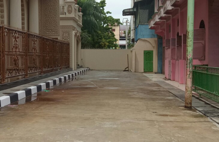 APA MAKSUD!! Diduga Pemilik IP Plaza Bagansiapiapi Menutup Pintu Masuk Taman Kota
