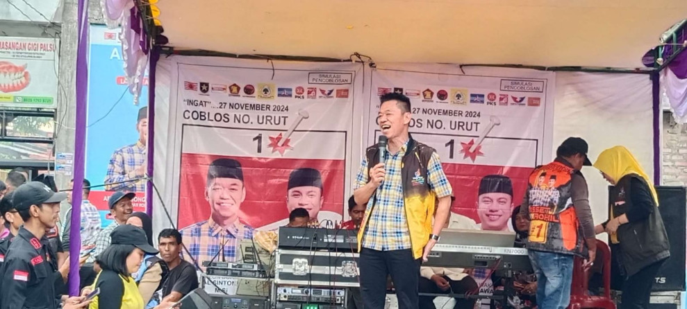 Kampanye di Bagan Punak, Afrizal Sintong Didukung Penuh Ribuan Masyarakat