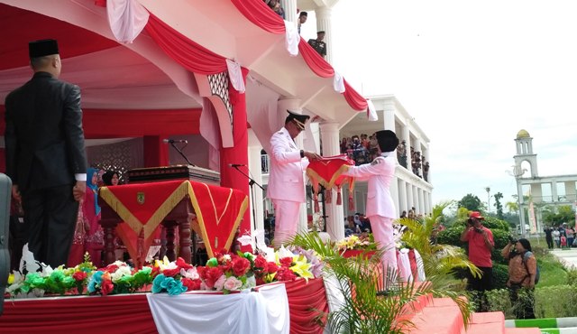 Peringatan Detik-Detik Proklamasi Di Rohil Berlansung Khidmat