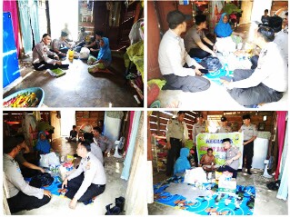 Kapolsek Pujud Bagi-bagi Sembako Ke Warga! Ini Bentuk Kepedulian Terhadap Sesama