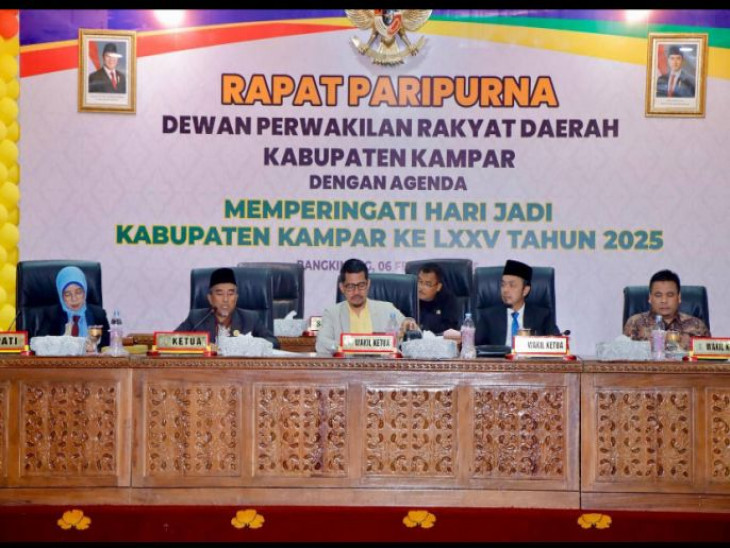 DPRD KAMPAR Gelar Paripurna Penetapan Bupati & Wabup Terpilih