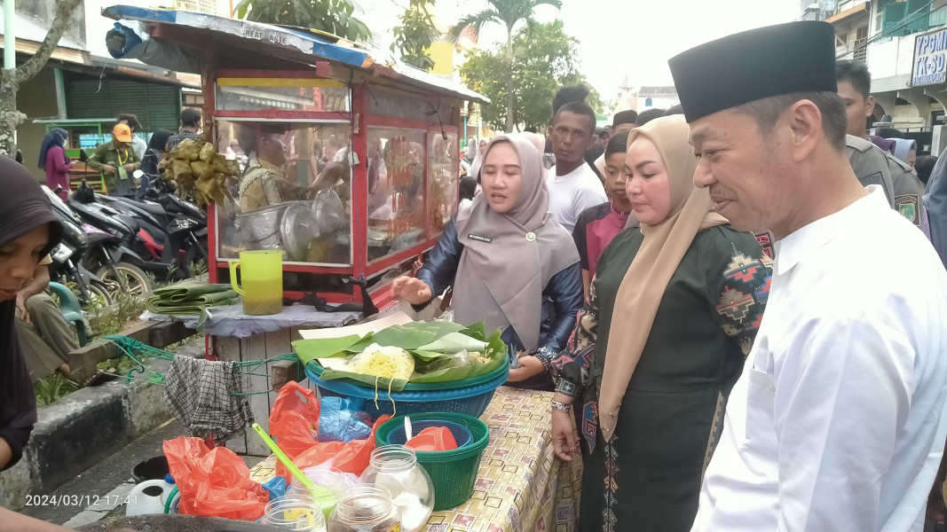 Bupati Rohil Buka Secara Resmi Pasar Ramadhan 1445 H