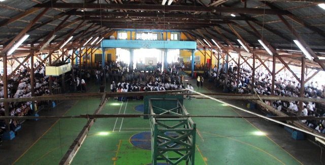 Ribuan Pelajar Perguruan Wahidin, Bagansiapiapi Gelar Solidaritas