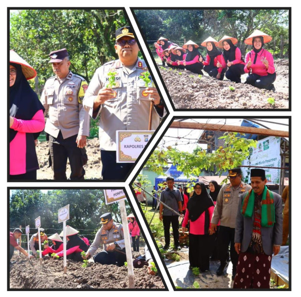 Kapolres Dumai Menghadiri Launching Penguatan Program Pekarangan Pangan Lestari