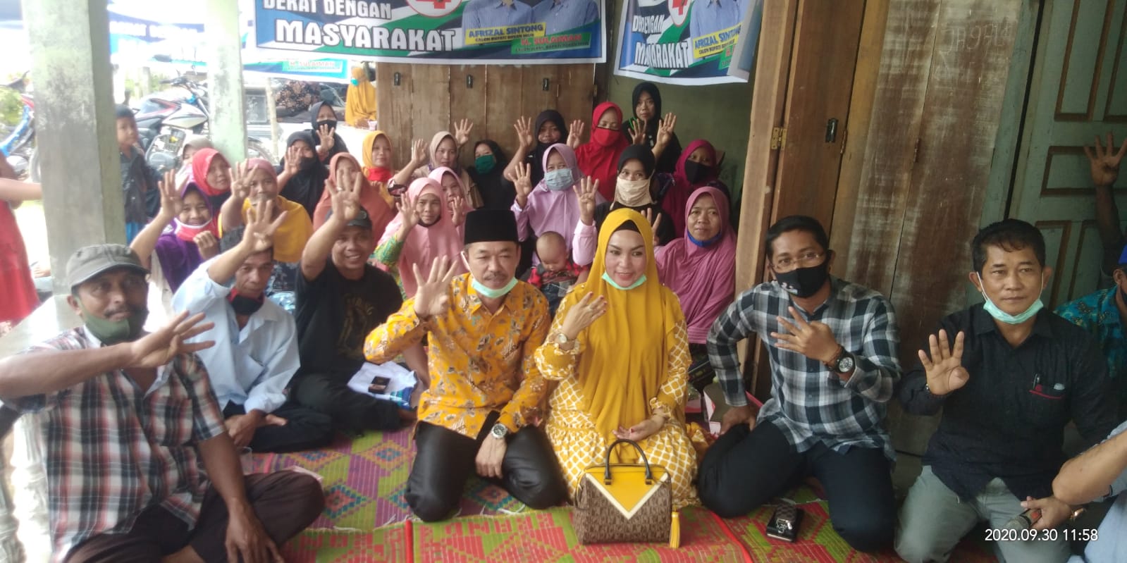 Masyarakat Simpang Benar Merasa Sudah Menyatu Dengan Afriza Sintong