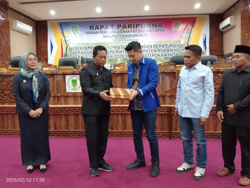 DPRD Rohil Gelar Rapat Usulan 4 Ranperda Pemkab Rohil