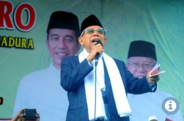 Ma'ruf Amin: Kalau Enggak Mau Pilih Jokowi, Pilih Saja Saya