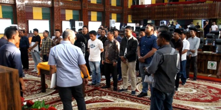 Jelang Dilantik, Anggota DPRD Terpilih Laksanakan Gladi Bersih
