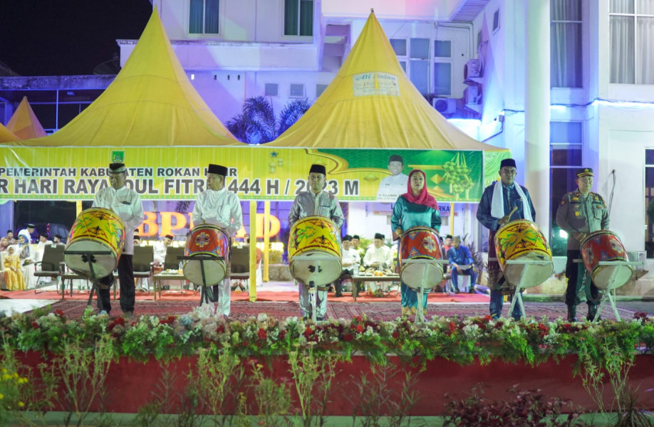 Bupati Rohil Lepas Pawai Takbir Idul Fitri Tahun 2023