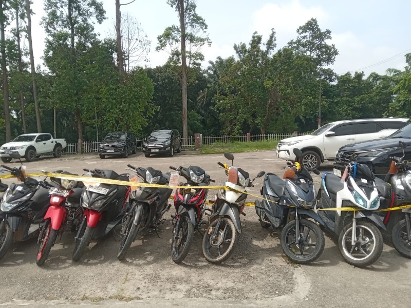 Gelar Press Release Polsek Mandau Menyingkap Spesialis Curanmor