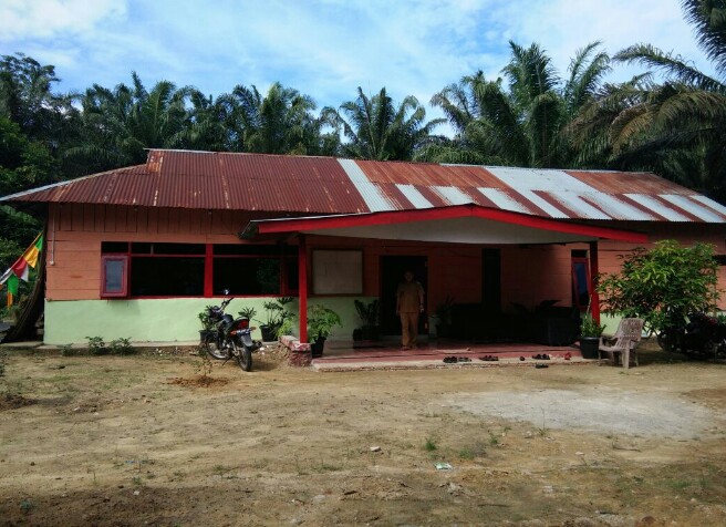 Walah!! Kantor Desa Bangko Balam Masih Numpang Rumah Warga