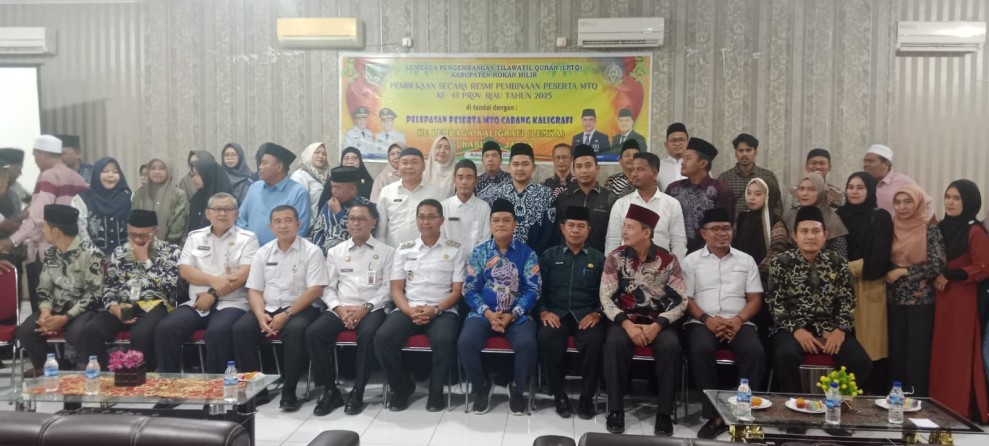 Pembukaan Pembinaan Peserta MTQ ke-43 Provinsi Riau oleh LPTQ Rohil