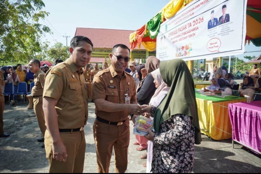Pemkab Rohil Gelar Operasi Pasar Stabilisasi Harga Barang Kebutuhan Pokok
