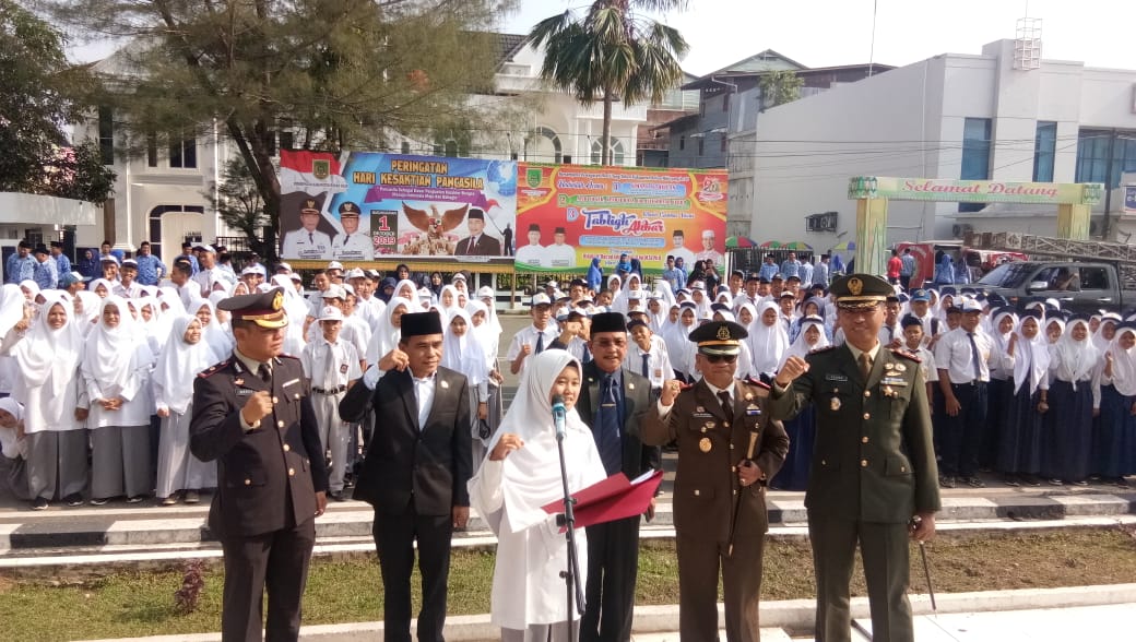 Pelajar di Rohil Deklarasi Tolak Aksi Demo