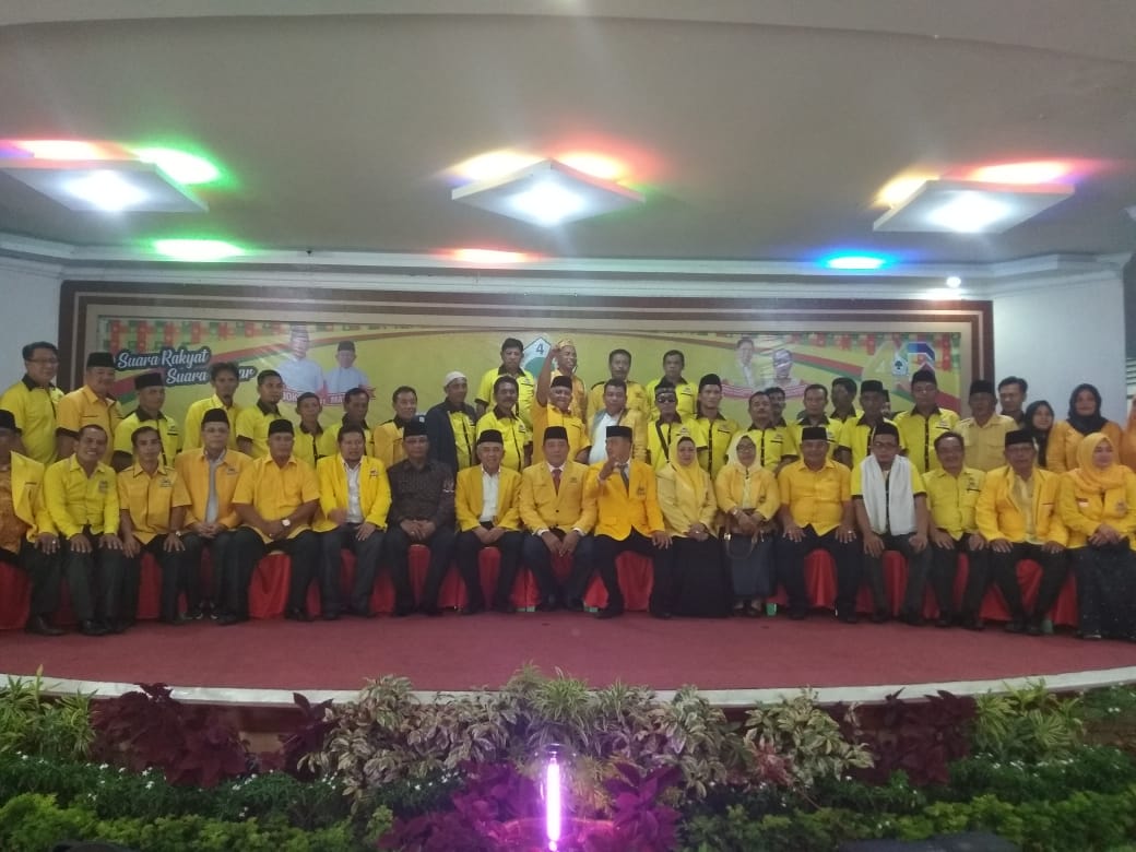 Resmi Dilantik!! Fuad Ahmad Nahkodai Golkar DPD II Rohil Periode 2019 - 2024