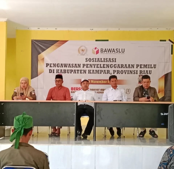 BAWASLU RI Taja Sosialisasi Pengawasan Pemilu Bagi Pemuda, Wanita , dan Tokoh Masyarakat