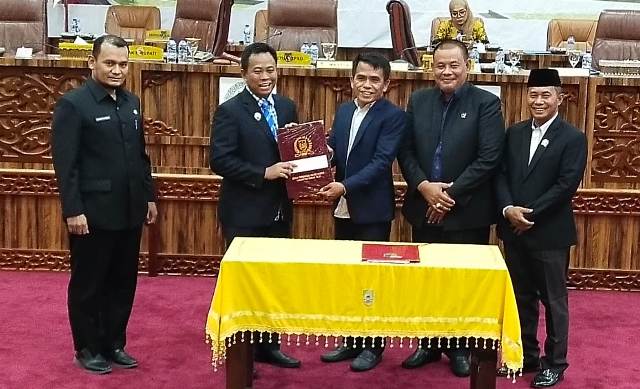DPRD Rohil Gelar Rapat Paripurna Pembahasan Ranperda LPJ Pelaksanaan APBD Tahun 2021