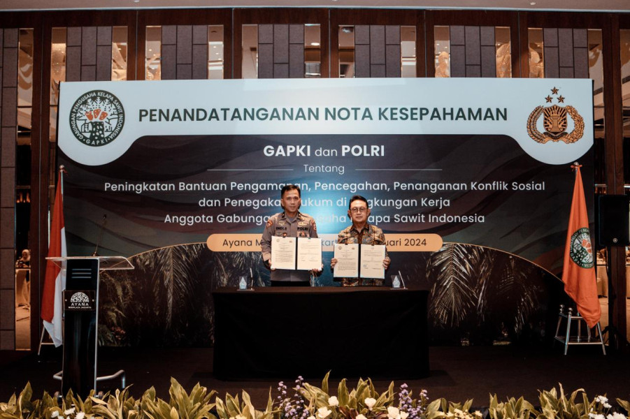 GAPKI dan POLRI Komitmen Jaga Keamanan dan Kepastian Hukum Industri Kelapa Sawit Indonesia