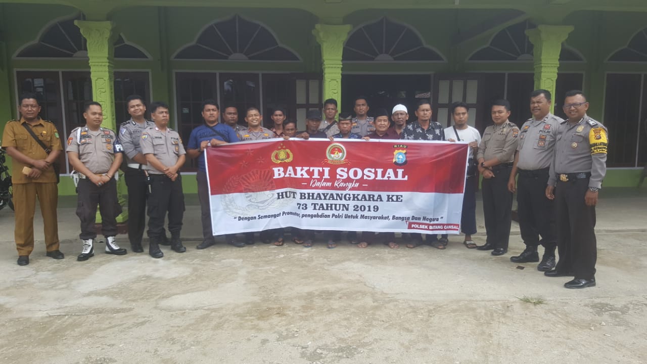 Polsek Batang Gangsal Gelar Baksos di Masjid dan Gereja