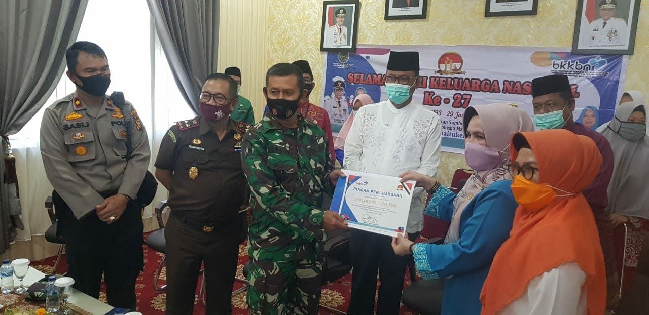 KB Kes TNI Kodim 0321/Rohil Berhasi Dukung BKKBN Raih Dua Prestasi Nasional