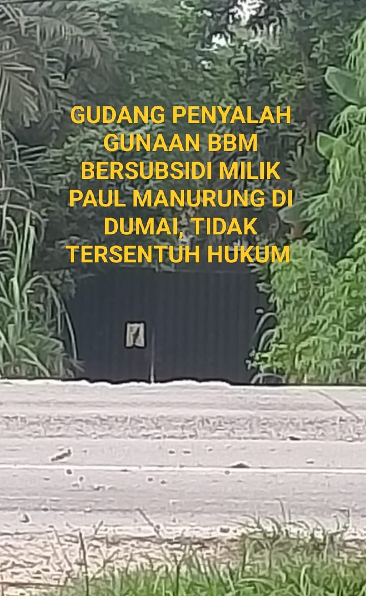 Berulang Kali Diberitakan ''Gudang'' BBM Ilegal Di Dumai Diduga Tak Tersentuh Hukum Berulang Kali Diberitakan ''Gudang'' BBM Ilegal Di Dumai Diduga Tak Tersentuh Hukum