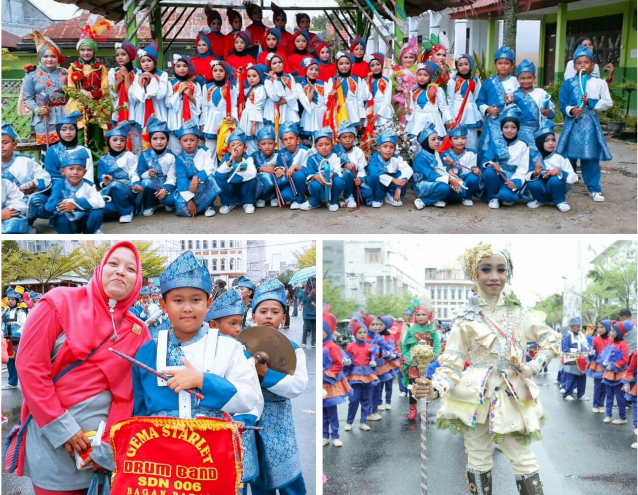 SD 006 Bangko Raih Juara 1 Lomba Marcing Band Tingkat Kabupaten Rohil