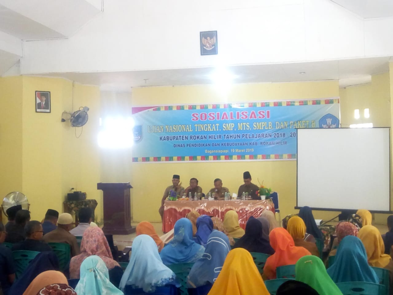 200 SLTP di Rohil Akan Laksanakan UN 8 April Mendatang