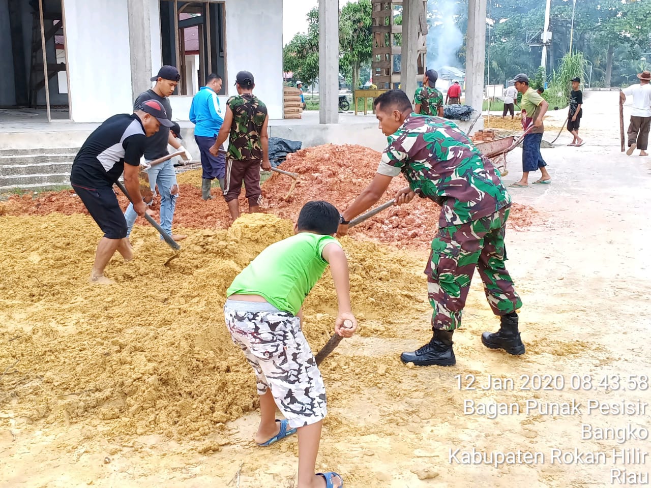 Kodim 0321/Rohil Laksanakan Program Minggu Bersih