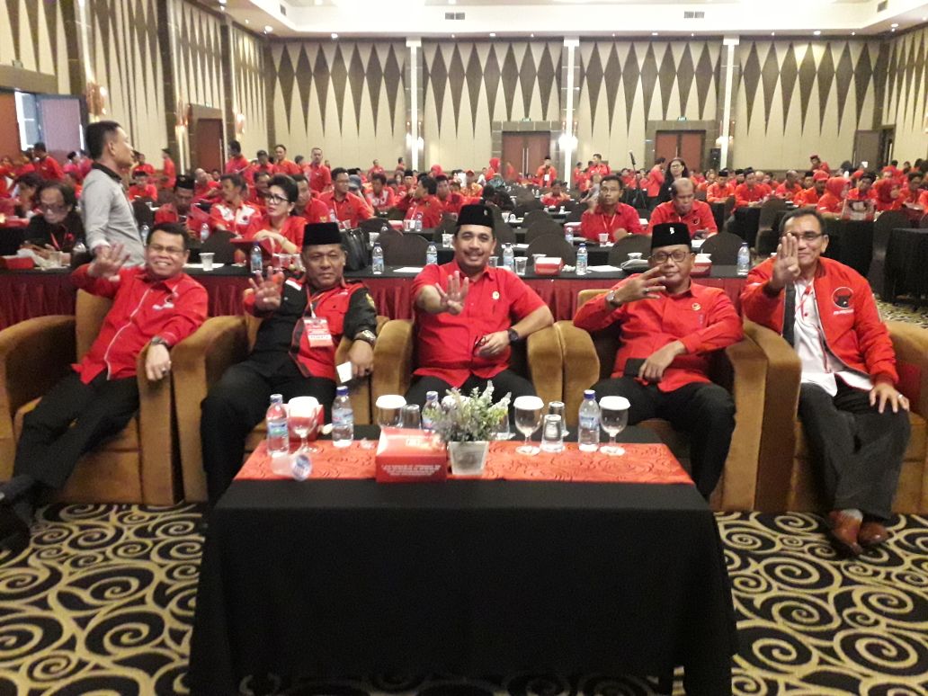 Bergema!! Suyatno Menang Wagubri 2019-2023, Rekardasus PDI P Riau Dihadiri 243 DPD dan 323 DPC