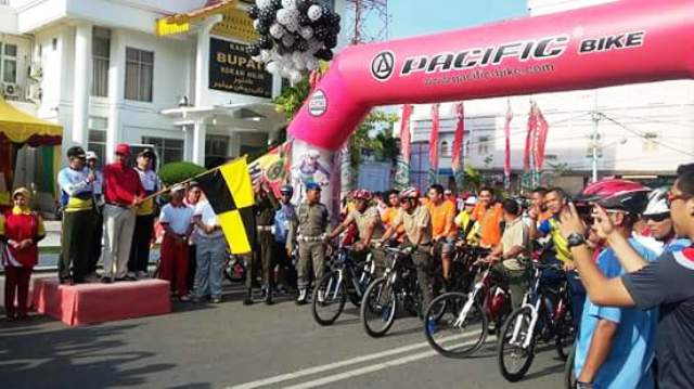 Pemkab Rohil Gelar Sepeda Santai Dengan Hadiah Menggiurkan