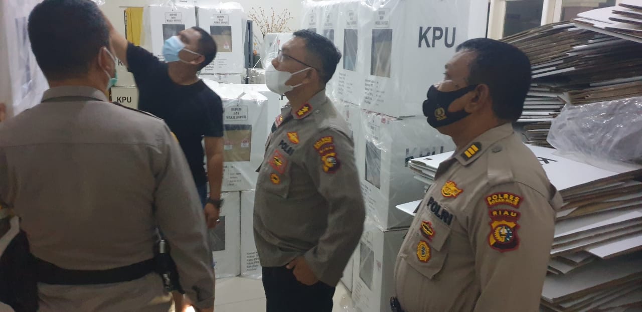Kapolres Rohil Cek Kontrol PPK Kecamatan Bangko