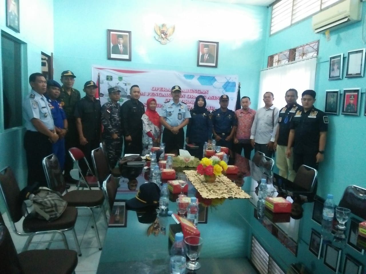 Tim Pora Rohil Gelar Rapat Operasi Gabungan