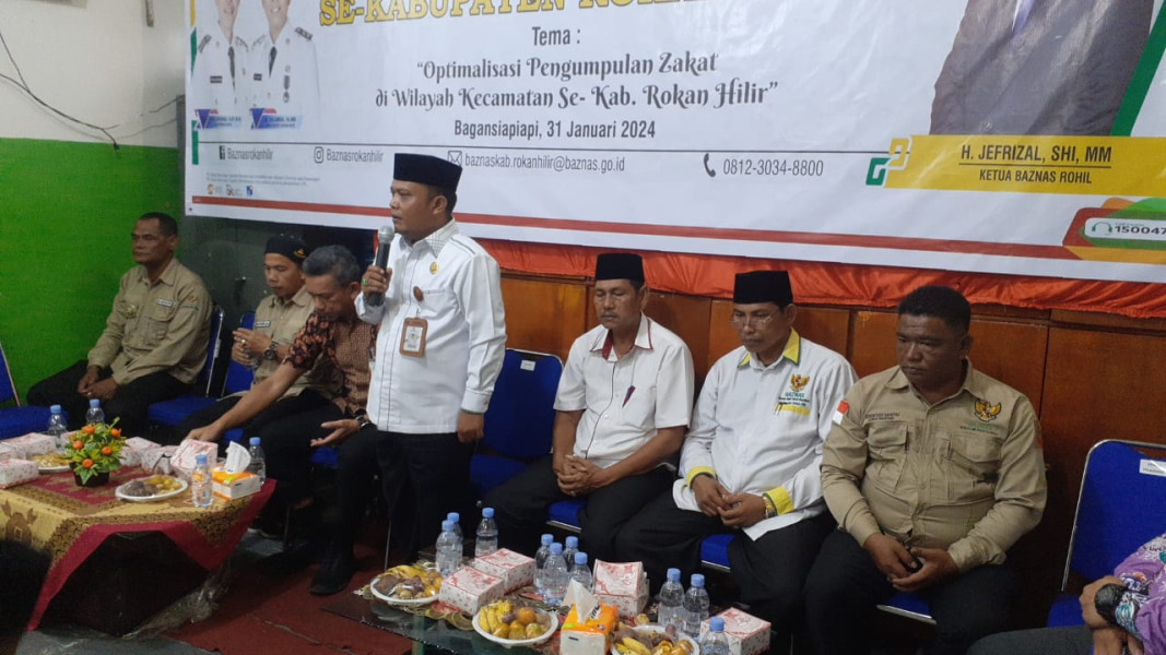 Pelantikan Dan Penyerahan SK Unit Pengumpulan Zakat Kecamatan Se-Rohil