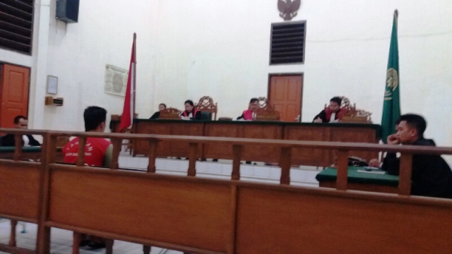 Pencuri Seng Dibangunan Rumah Pegawai Rutan Bagansiapiapi Jalani Sidang