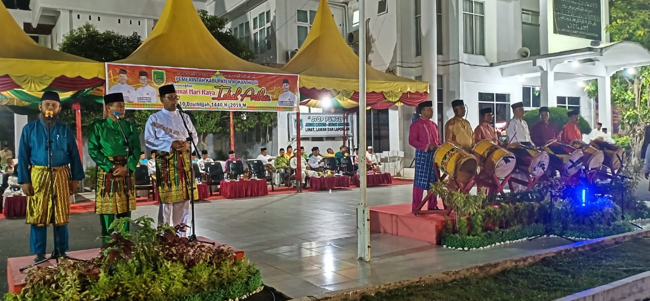 Sambut Idul Adha, Pemkab Rohil Gelar Pawai Takbir